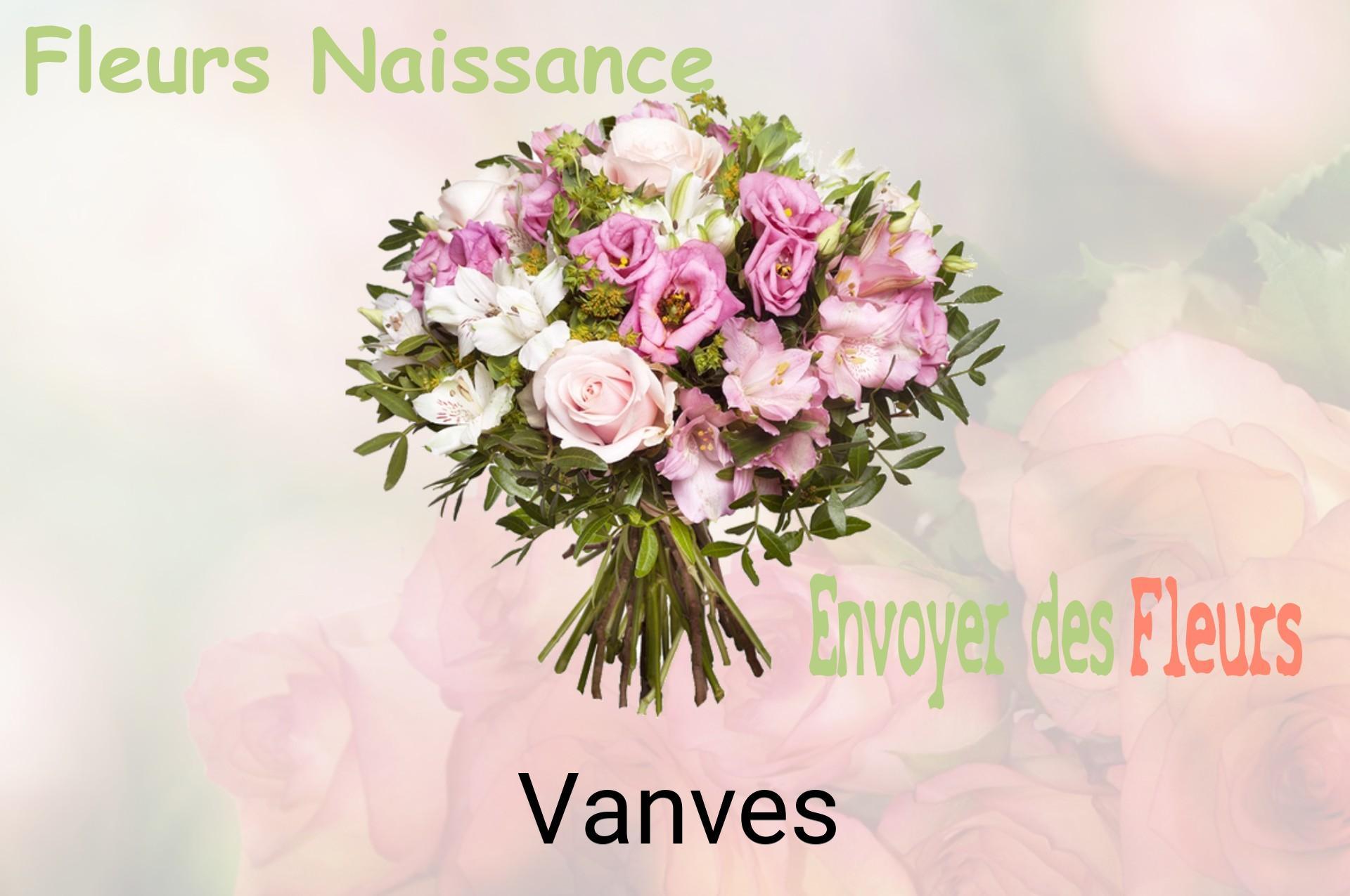 Bouquet de fleurs de naissance livré à Vanves